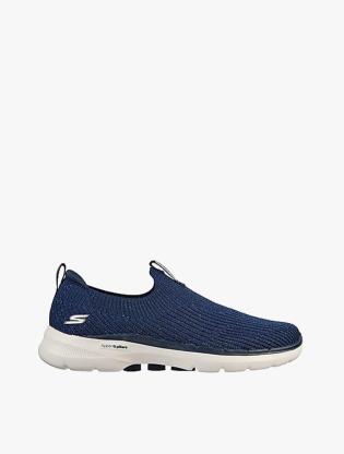 Skechers Go Walk 6 - Ocean Crystal Women's Walking Shoes - Navy
