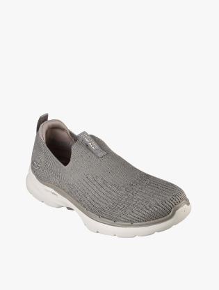 Skechers Go Walk 6 - Ocean Crystal Women's Walking Shoes - Taupe