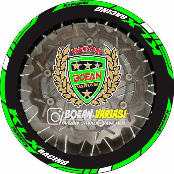 Cutting Sticker lis velg KLX RING 17