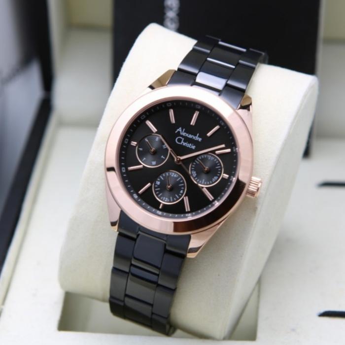 ALEXANDRE CHRISTIE AC 2950 ROSEGOLD BLACK AC2950 WANITA ORIGINAL.