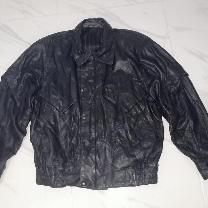 Jaket kulit Magia made in Italy original jaket bekas second preloved
