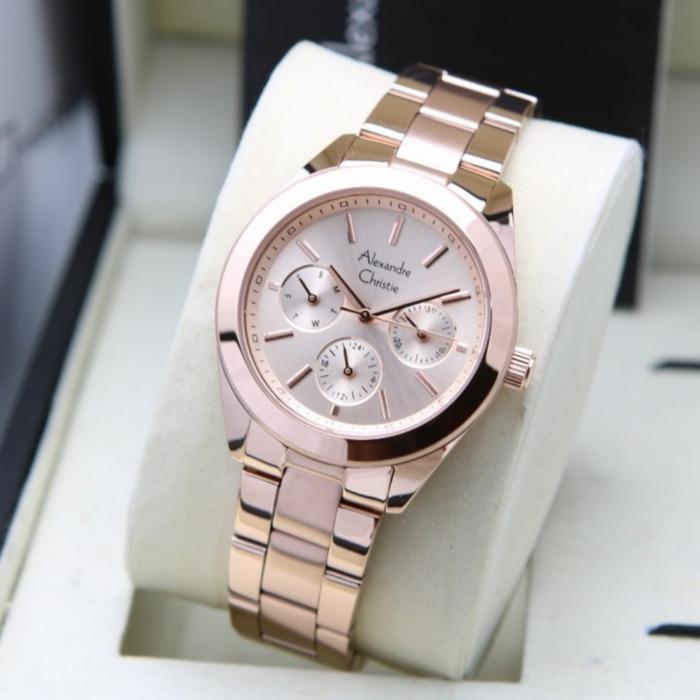 ALEXANDRE CHRISTIE AC 2950 FULL ROSEGOLD AC2950 WANITA ORIGINAL