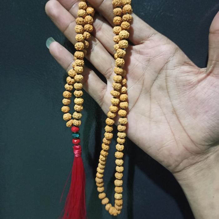 kalung genitri 108 biji rudraksa