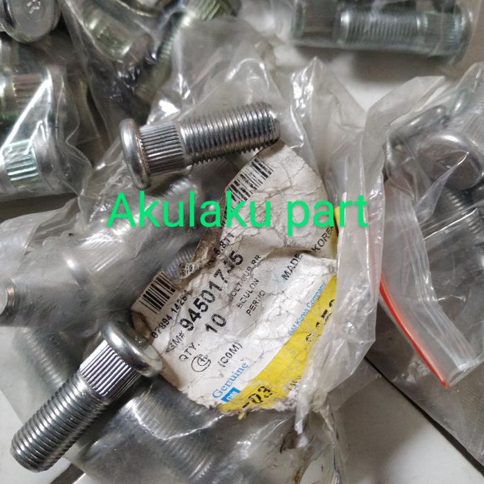 baut roda chevrolet spark ori GM