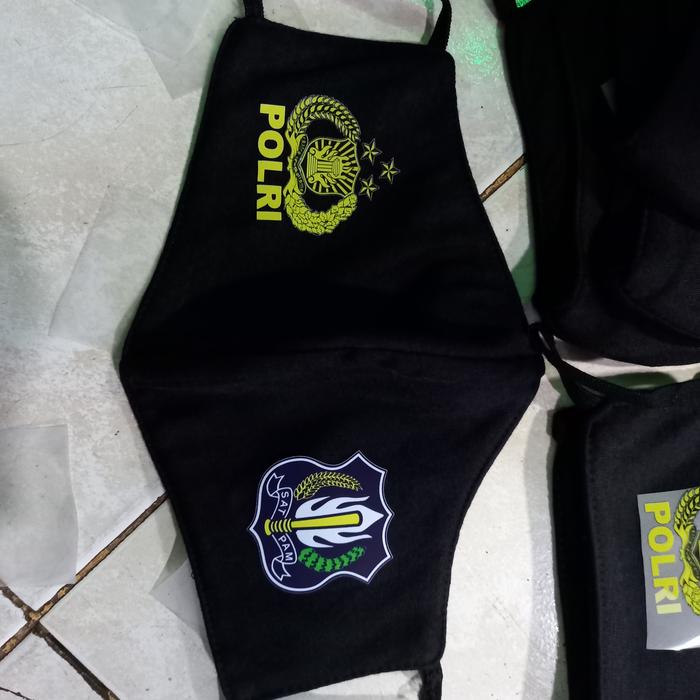 MASKER SATPAM-POLRI KAIN KATUN 3/4 PLAY