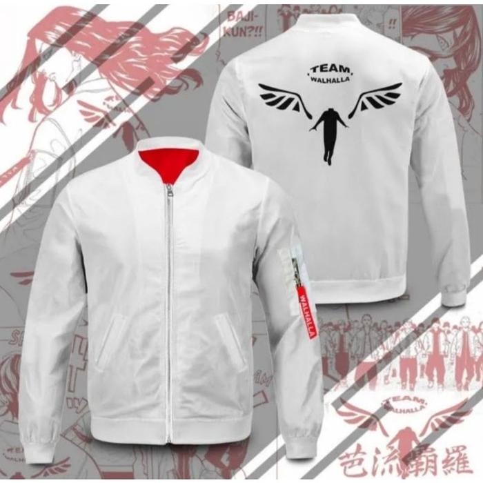 Valhalla bonber jacket bomber tokyo revengers kazutora touman mikey
