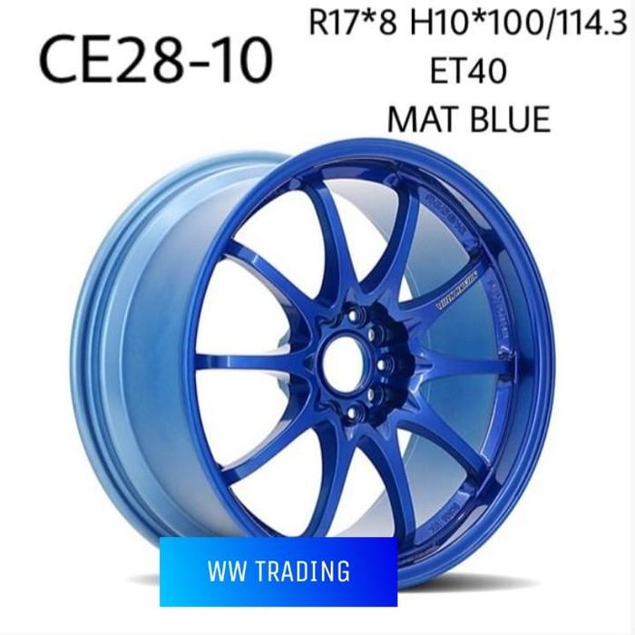 Velg Mobil Ring 17 CE28-10 MAT BLUE 10H 114,3 ET 40