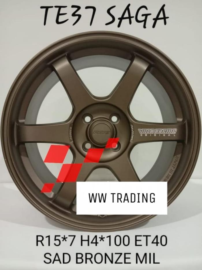 Velg Mobil Ring 15 TE37 SAGA SAD BRONZE 4H 100 ET 40