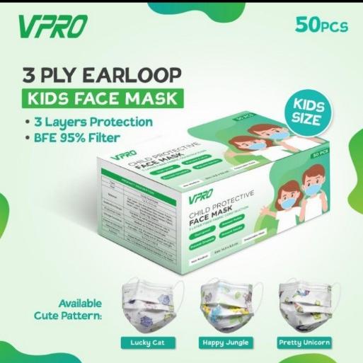 masker vpro Anak mask isi 50 ea