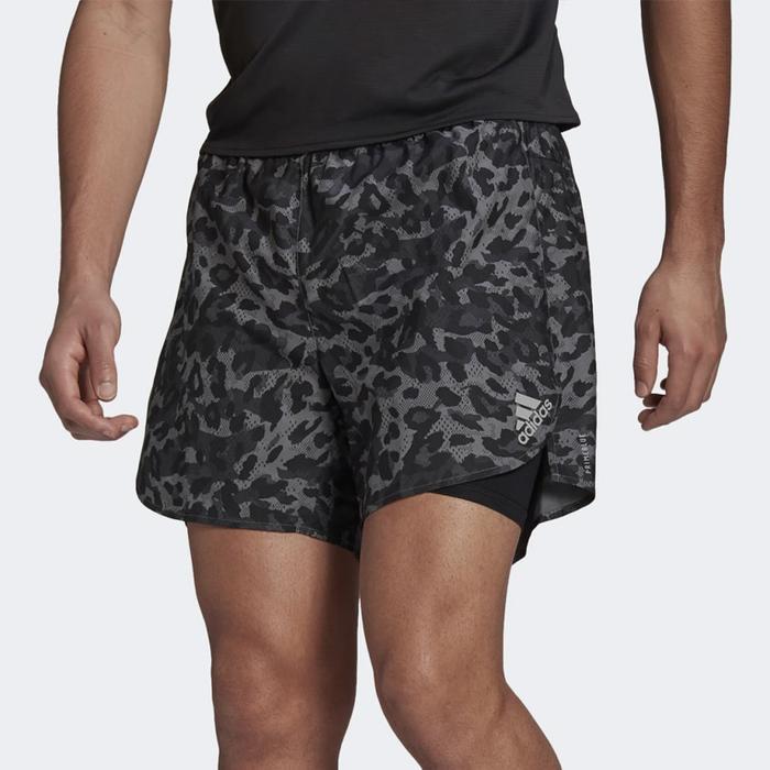 Celana Pendek Adidas Fast 2in1 Primeblue Shorts GM1580 Camo ORIGINAL