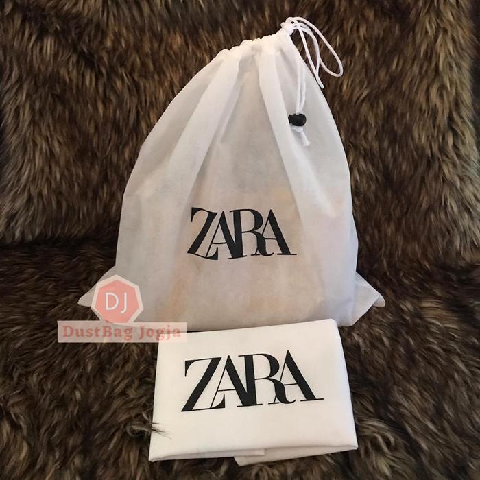 DB ZARA uk L 45X45 DustBag Tas Serut Sarung Cover Dust Bag Branded