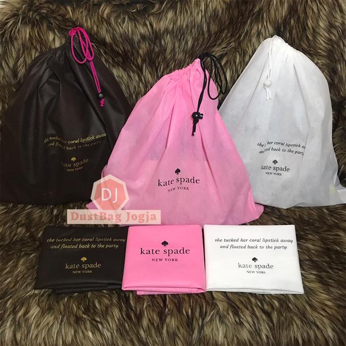 DB KATE SPADE ukuran XL 50X45 DustBag Tas Serut Sarung Cover Dust Bag
