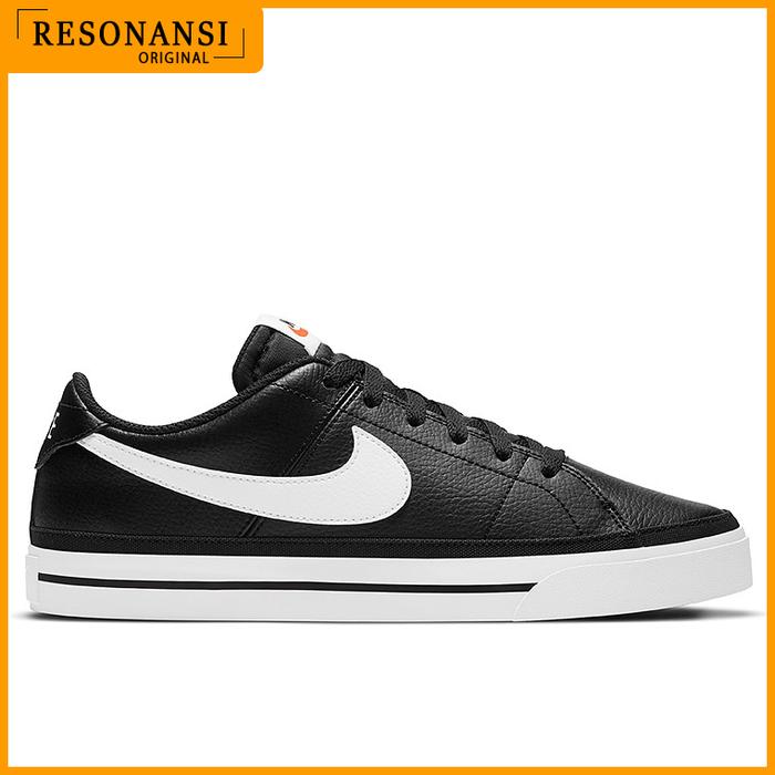 SEPATU NIKE PRIA TERBARU ORIGINAL SNEAKER COURT LEGACY HITAM-PUTIH