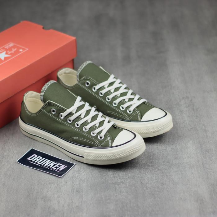 Sepatu Converse All Star 70s Ox Low Field Surplus Green - IMPORT BNIB