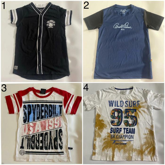 Next, Arnold palmer, LeeCop Spyderbilt baju anak laki branded preloved