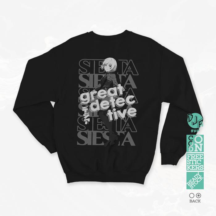 SWEATER SIESTA TANTEI WA MOU SHINDEIRU CREWNECK ANIME MANGA DJA CLOTH