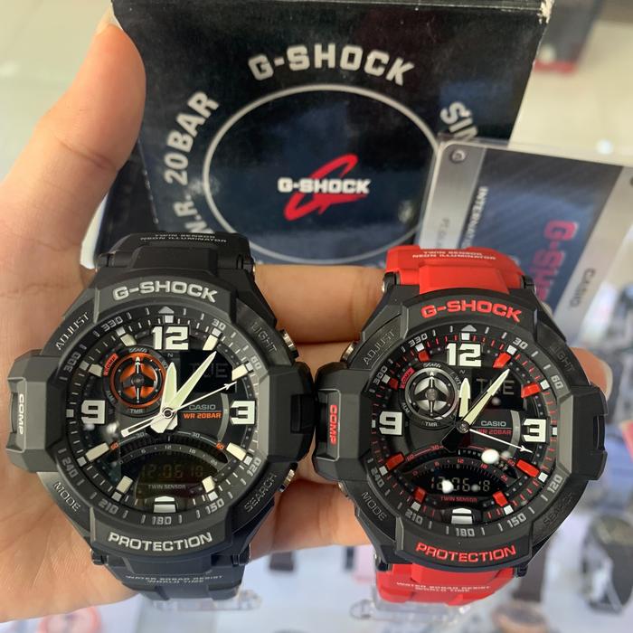 JAM TANGAN CASIO G-SHOCK PRIA ORIGINAL GA 1000 4BDR, GA 1000 1ADR