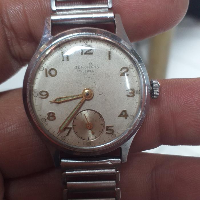 jam tangan junghans j98 manualwind sub second