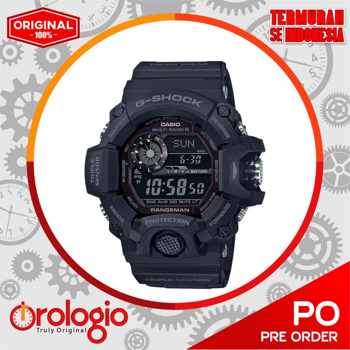Casio G-Shock Digital Rangeman Black Resin Strap Watch GW9400-1B