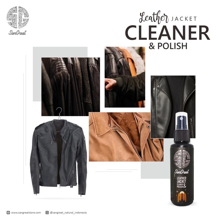 Semir Jaket Kulit SanGreat Leather Jacket Cleaner and Polish - 80 ml