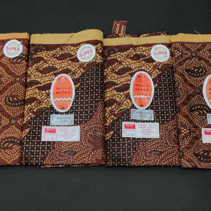Kain Panjang Batik Bunga Sutra / Kain Panjang Batik Tulis Halus Solo