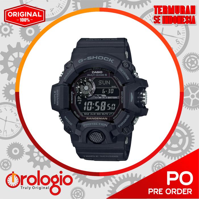 Casio G-Shock GW9400-1B Rangeman Digital Black Watch MASTER OF G
