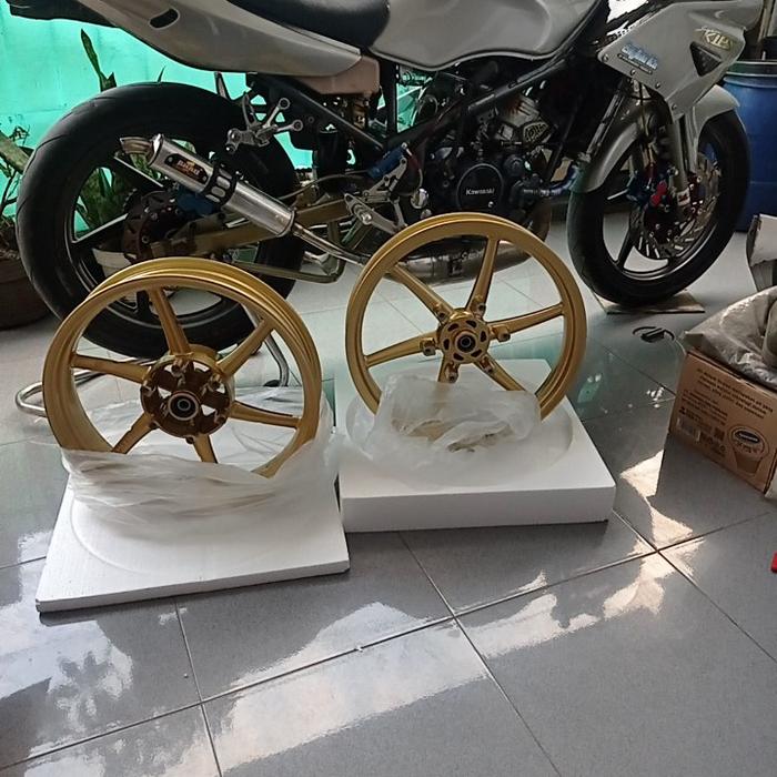 velg vrossi sanca ninja r rr ss gold white not rcb marchesini oz