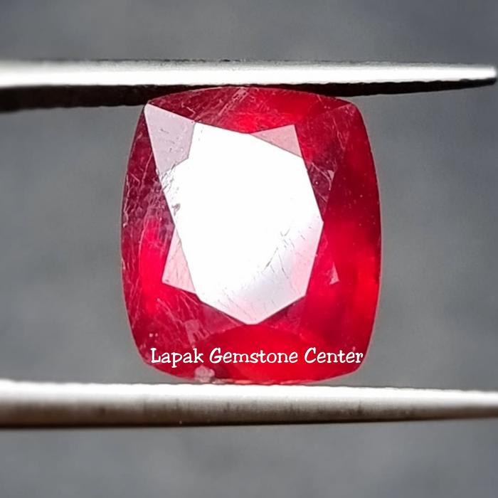 Batu Permata Natural Ruby Pigeon Blood Top Kristal Asli Original 100%