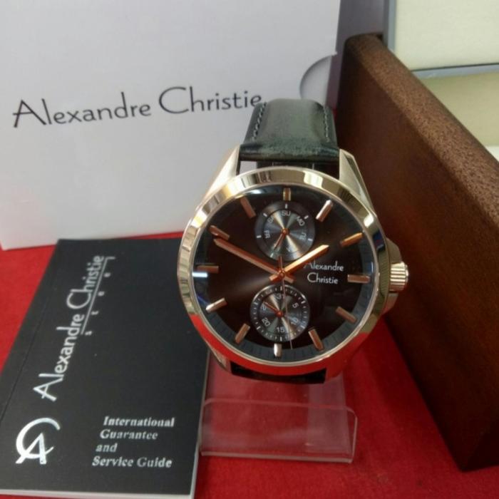 Jam Tangan Analog Pria Alexandre Christie Ac 6573 MF Stainless