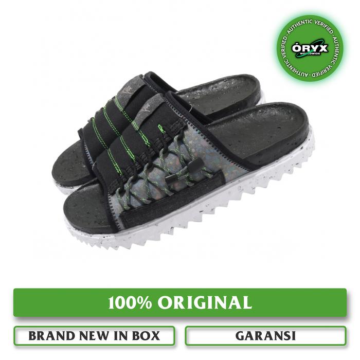 Nike Asuna Crater Slide Black / Iron Grey / White / Mean Green