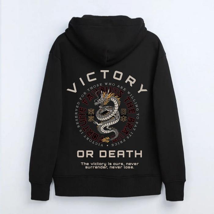 Sweater Hoodie Sukajan - Dragon Of Death
