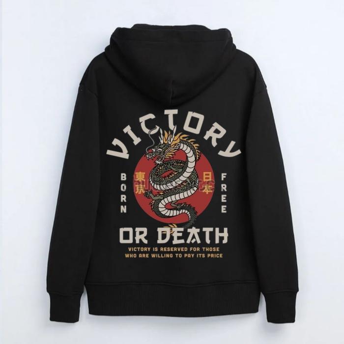 Sweater Hoodie Sukajan - Dragon Victrory