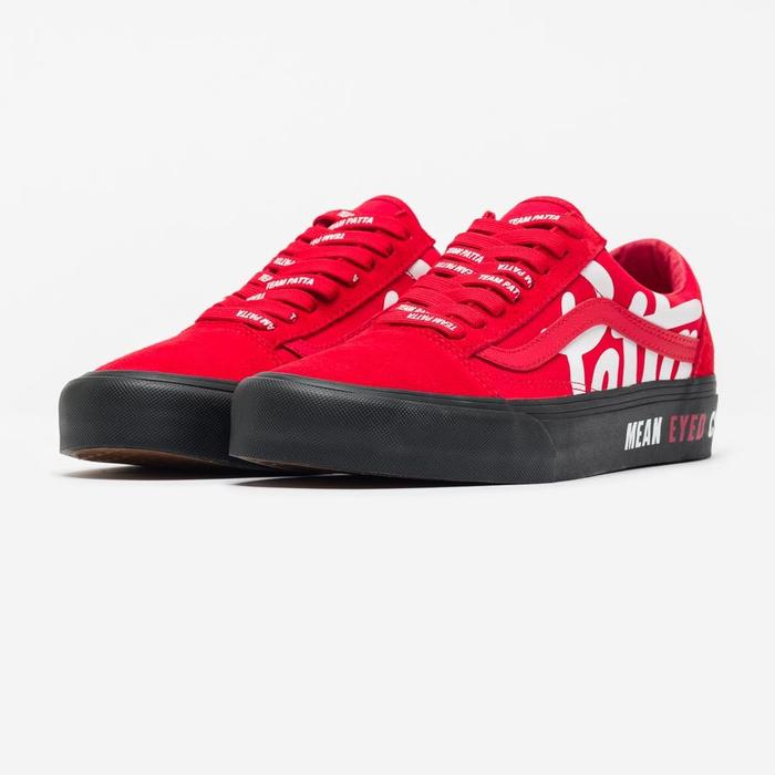 Vans Vault LX Old Skool x Patta Risk Red| Original 100%