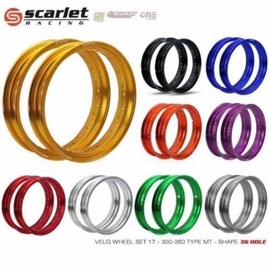 Velg Supermoto Scarlet Klx Dtracker CRF WR Supermoto