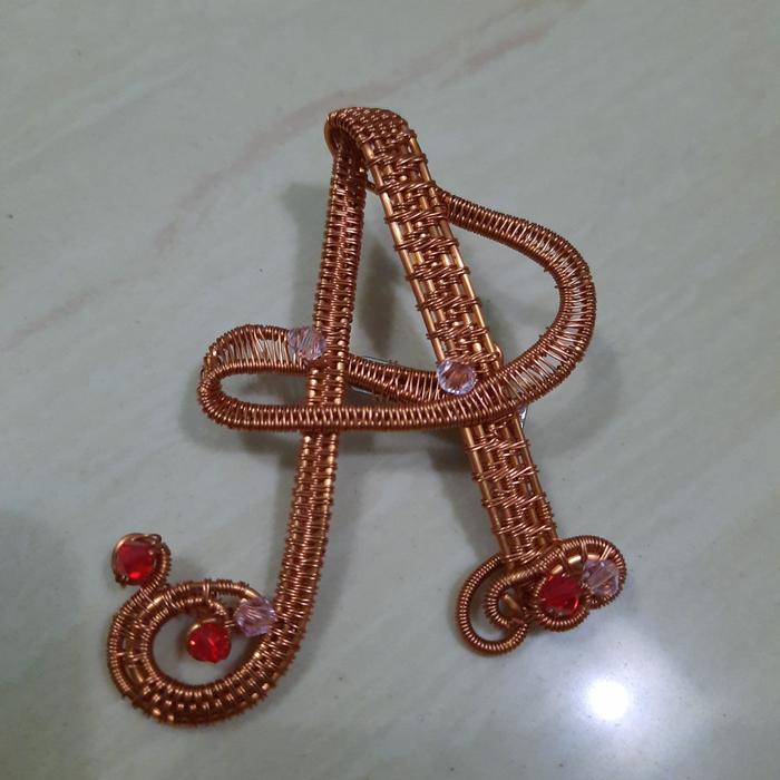 bros inisial huruf handmade