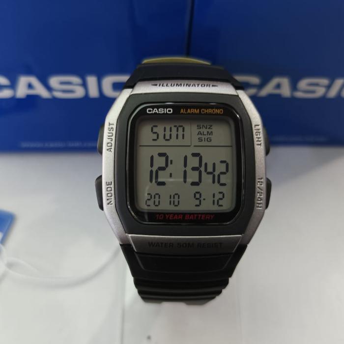 JAM TANGAN PRIA Casio W-96H-1AVDF ORIGINAL
