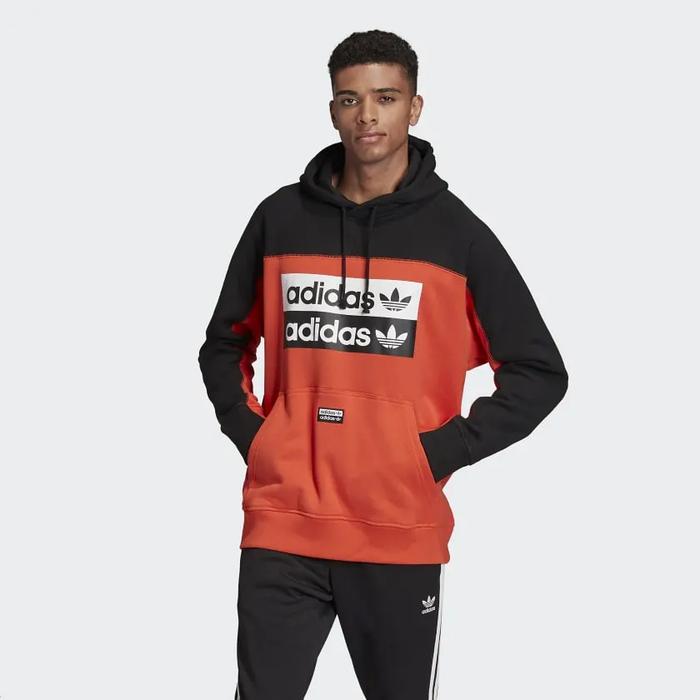 Adidas R.Y.V Hoodie Black Orange Original