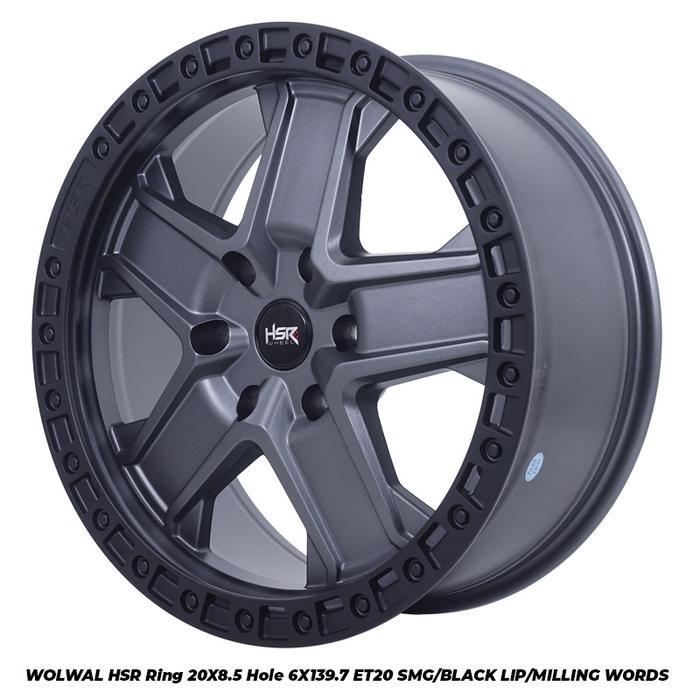 Velg mobil Toyota Hardtop Ring 20 WOLWAL HSR Velg mobil Ring 20