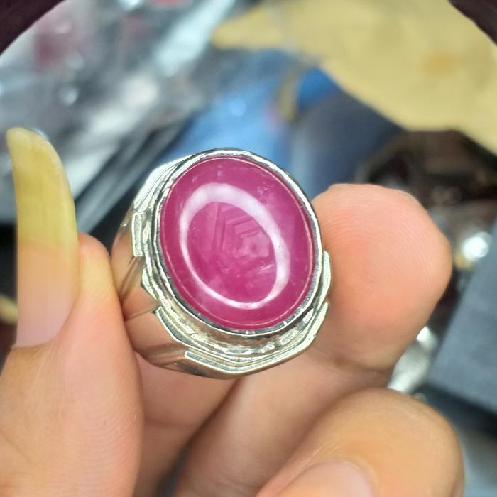 BATU CINCIN PERMATA NATURAL RUBY FATWA TOP HIGH QUALITY