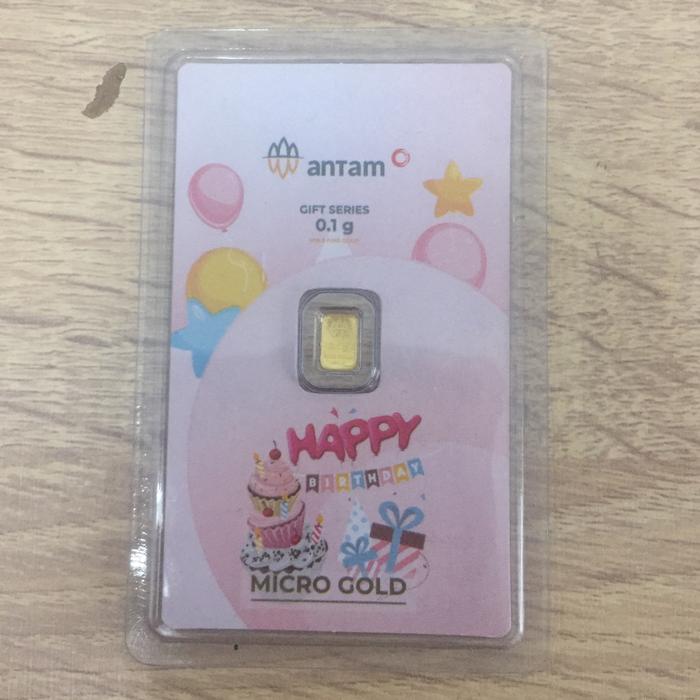 Antam Microgold 0.1 HBD Cake