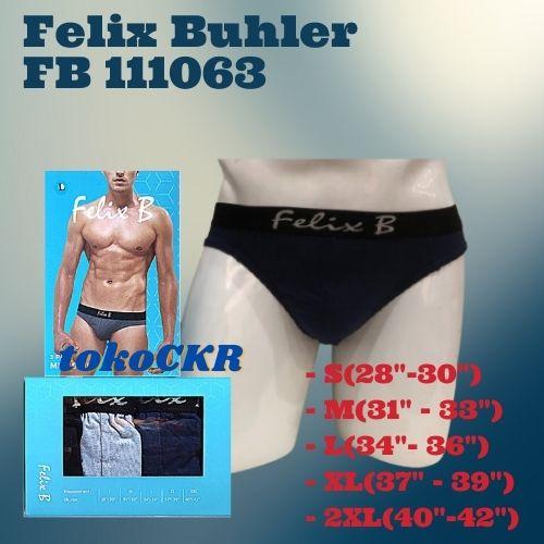 CELANA DALAM PRIA FELIX BUHLER FB 111063 ISI 3 PCS S-M-L-XL-2X|FELIX.B