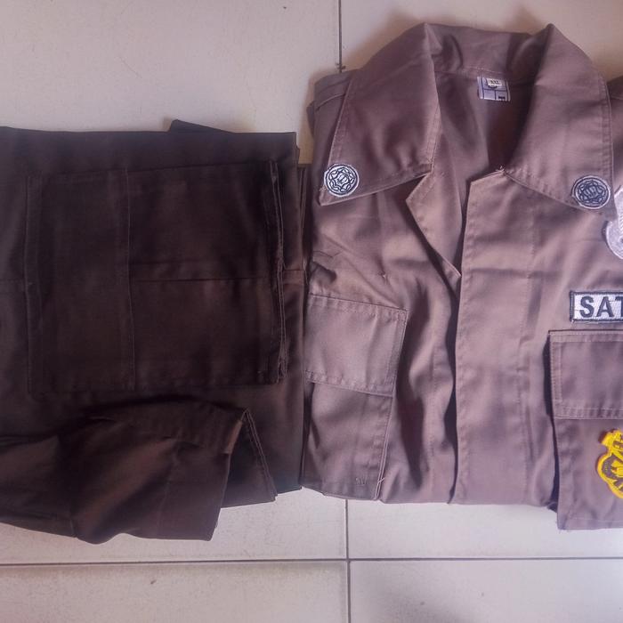 seragam pdl satpam+atribut