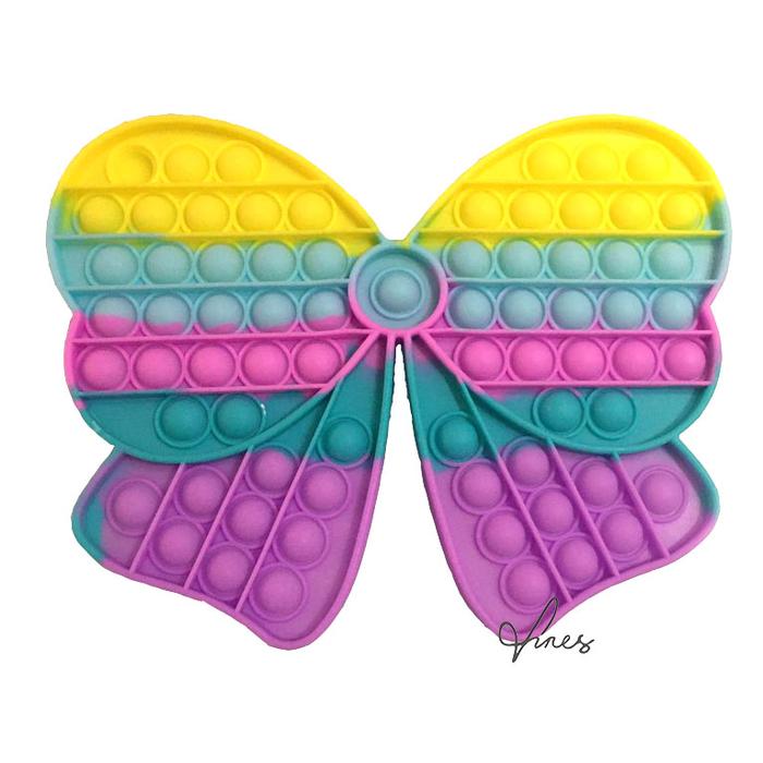 Pop It Pita Pink Toscha Pastel Ribbon Big Size Mainan Anak 20 cm