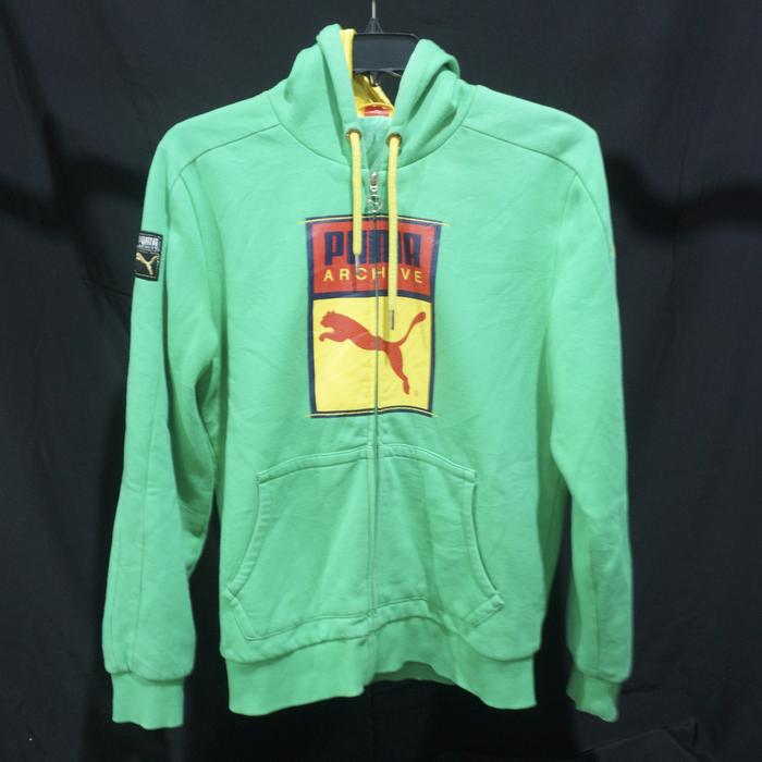 sweatshirt ziphoodie puma archive original bekas