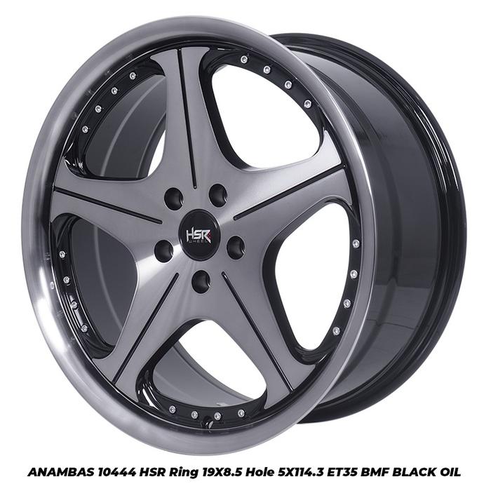 VELG MURAH R19 ANAMBAS 10444 HSR R19X85 H5X114,3 ET35 BMF/BK OIL