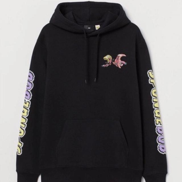 (BEST SELLER) HOODIE H&M SPONGEBOB KRABBY PATTY FULLTAG ORIGINAL MURAH