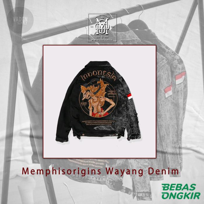 Jaket Memphisorigins Wayang Denim - Original