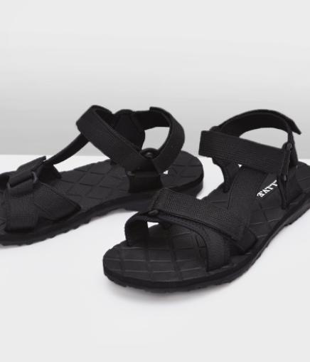 Sophie Martin Alive Sandal Pria Nashane Eva Sandal Black - 41
