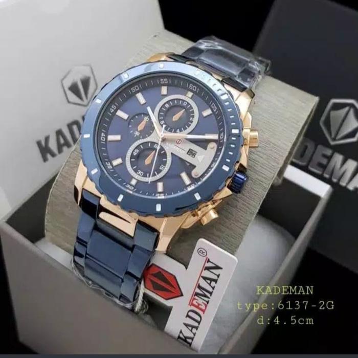 JAM TANGAN KADEMAN ORIGINAL TYPE 6137 FASHION PRIA