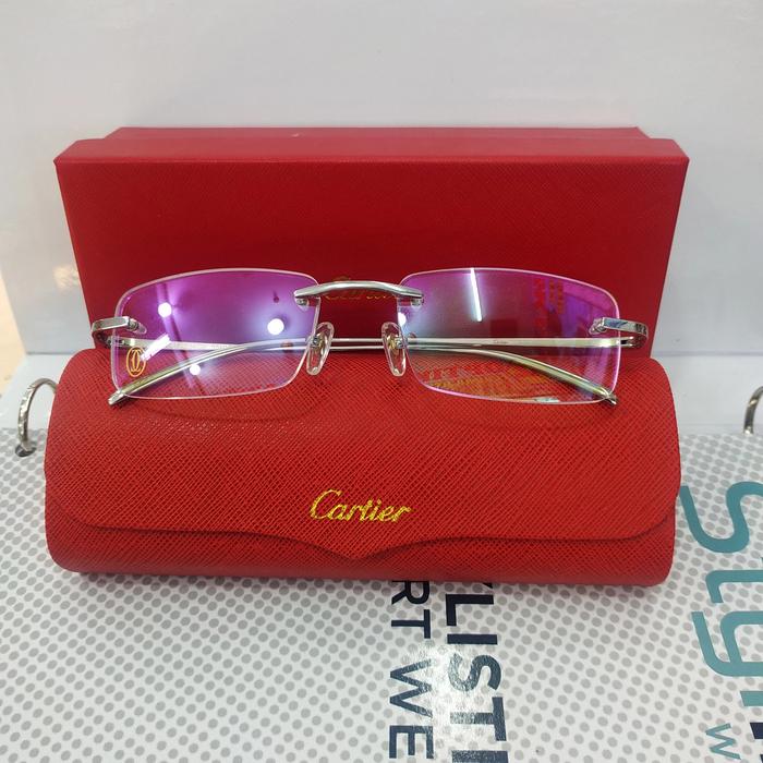 frame kacamata pria dan wanita bor titanium 23 super ringan
